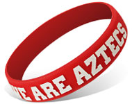 Custom Embossed Printed Silicone Wristbands